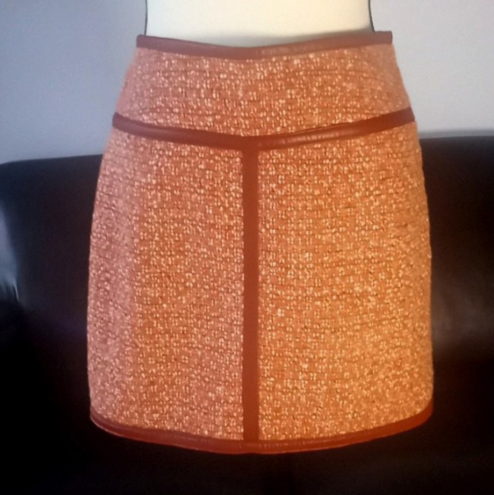 ABS Allen Schwartz Rust Tan Tweed